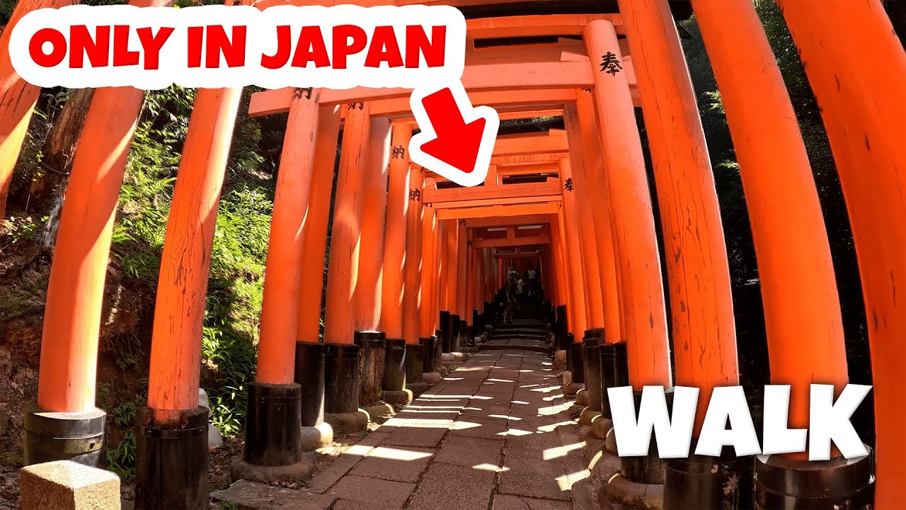 Walking tour of Kyoto: Fushimi Inari Shrine - the shrine with 1000 torii gates