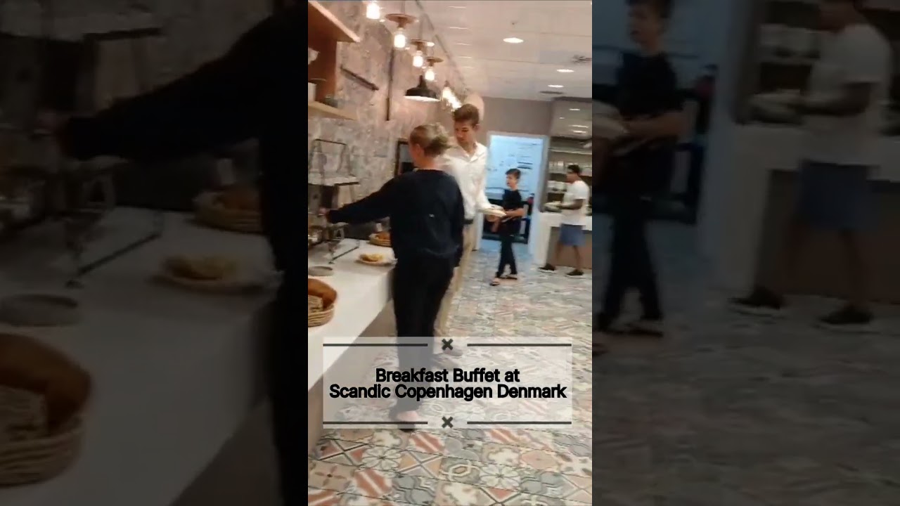 Breakfast buffet # Scandic Copenhagen Denmark - Travel Diaries #shorts #travel #Trending #Denmark