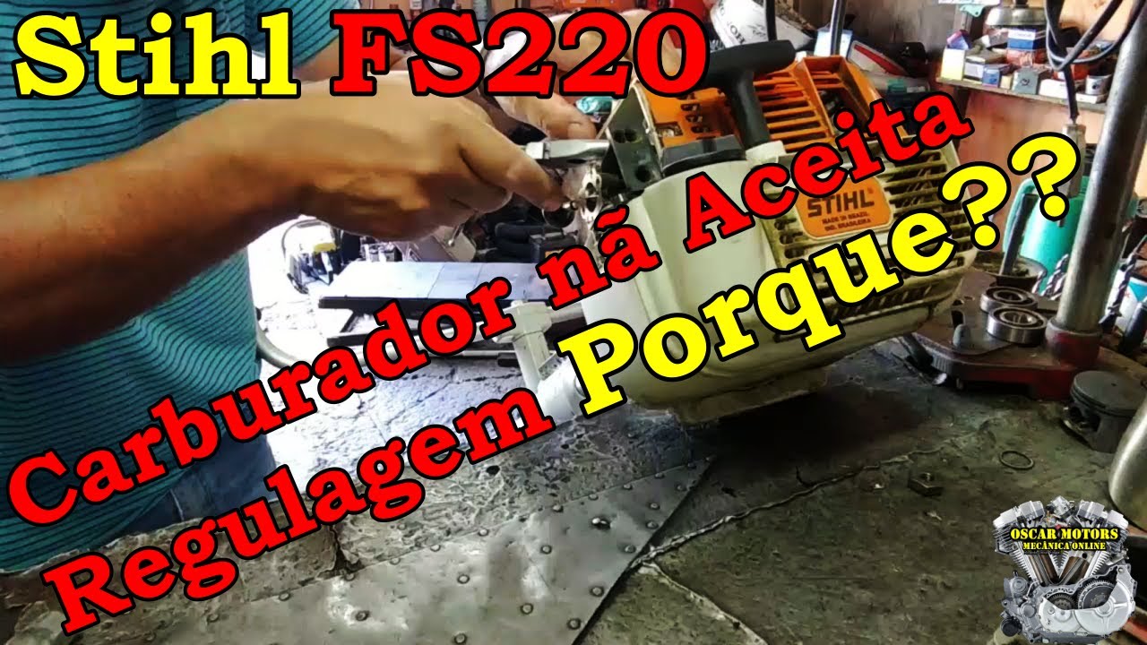 Stihl FS 220 Não Aceita Regulagem
