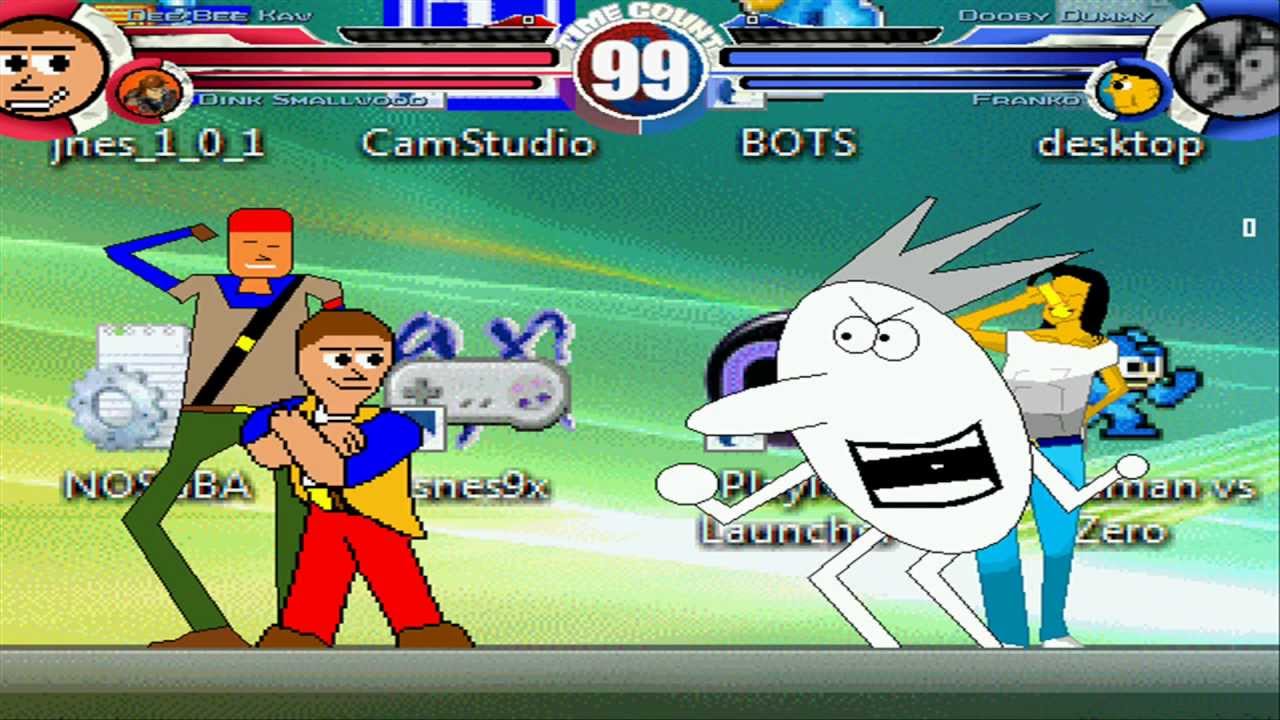 Dee Bee Kaw & Dink Smallwood vs Dooby Dummy & Franko MUGEN Battle!!!