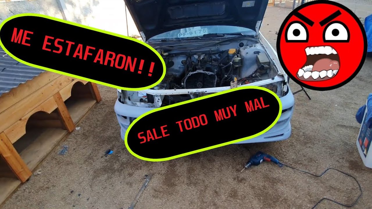 Me estafan con Parachoques fibra de vidrio V6 Subaru Impreza (sale todo mal)