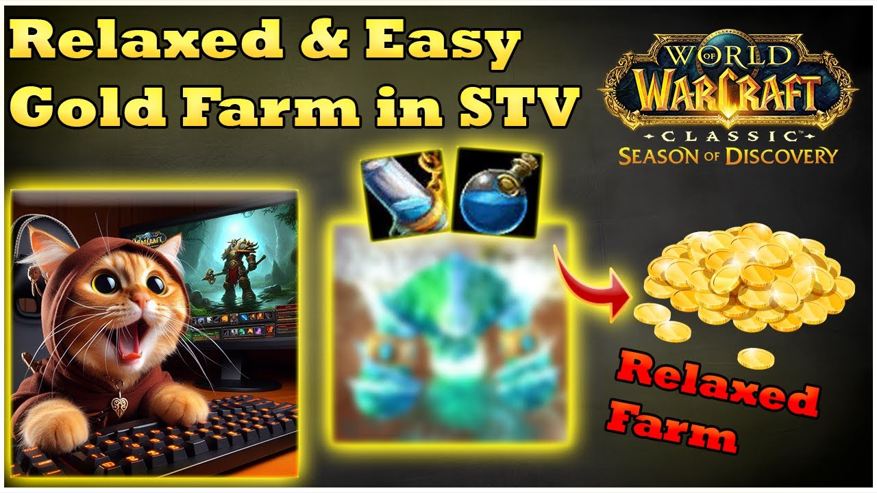 Easy & Relaxed Gold Farm in STV [WoW SoD]