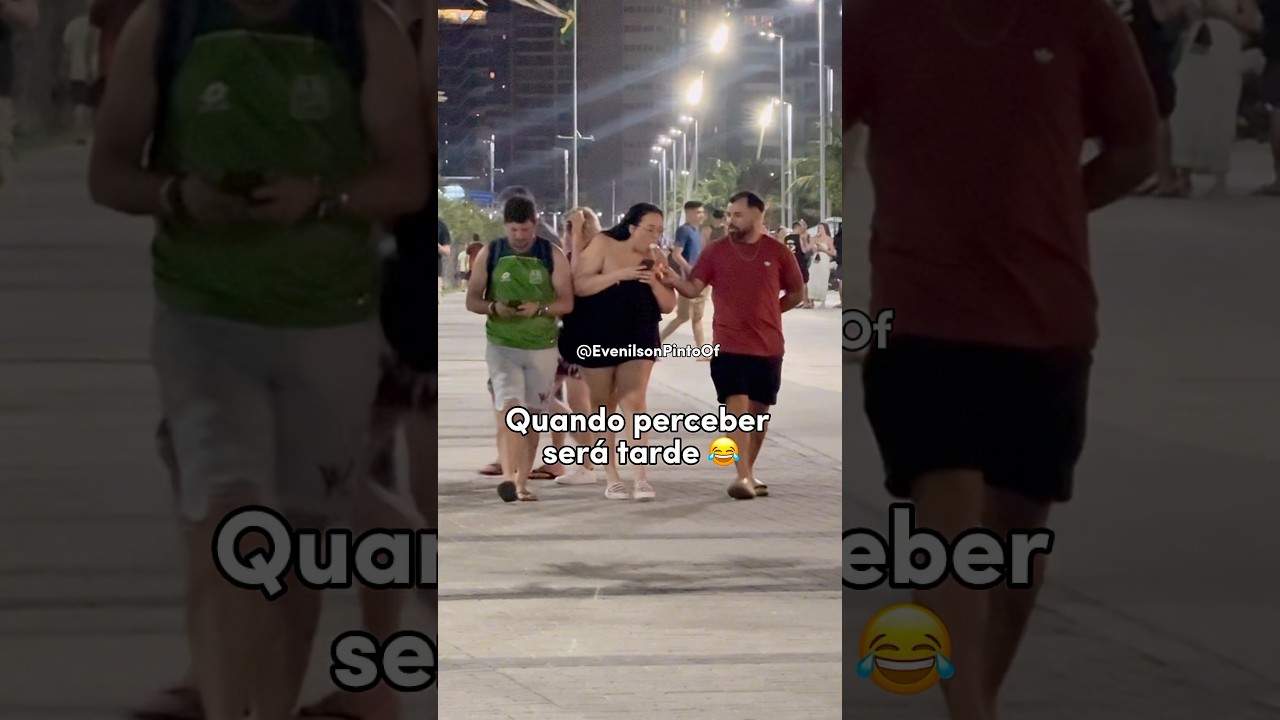 Quando perceber ser&aacute; tarde #casal #humor #shorts