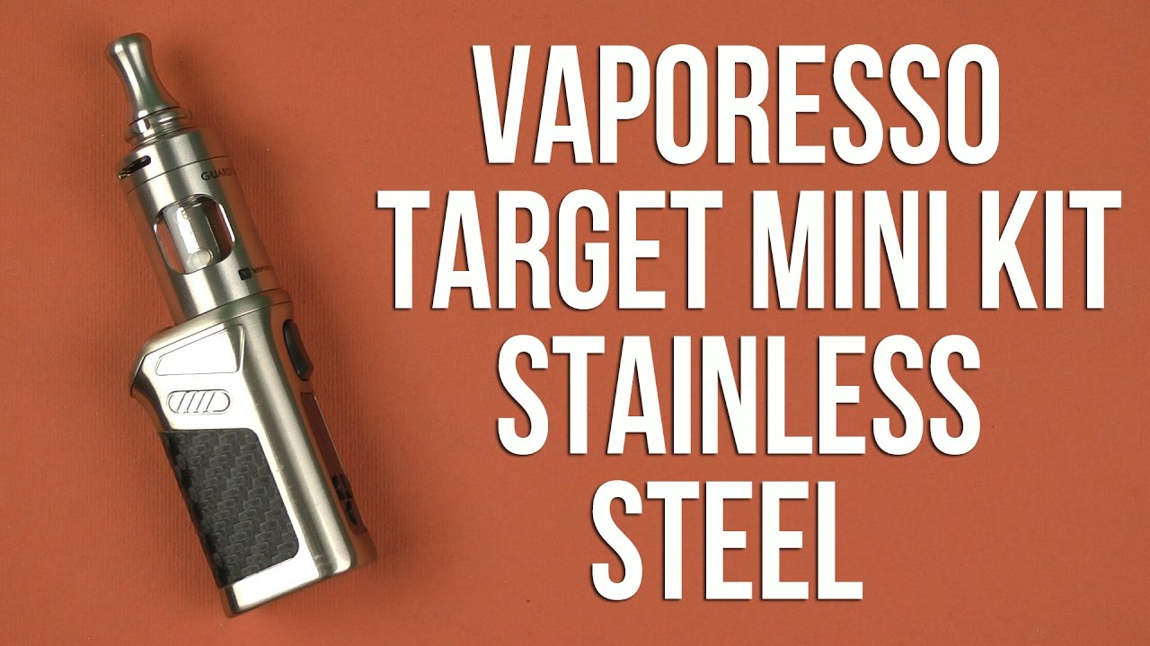 Распаковка Vaporesso Target Mini Kit Stainless Steel