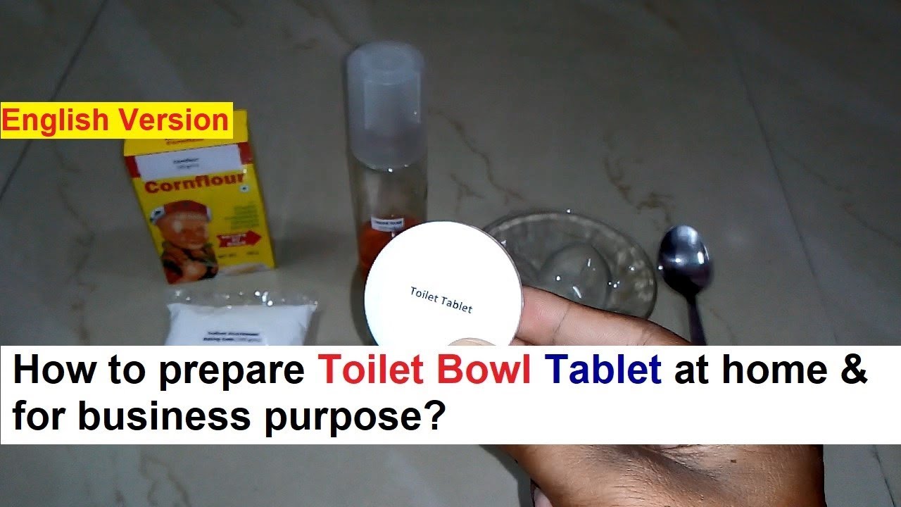 Toilet Bowl Tablet Making 100% Real Formula
