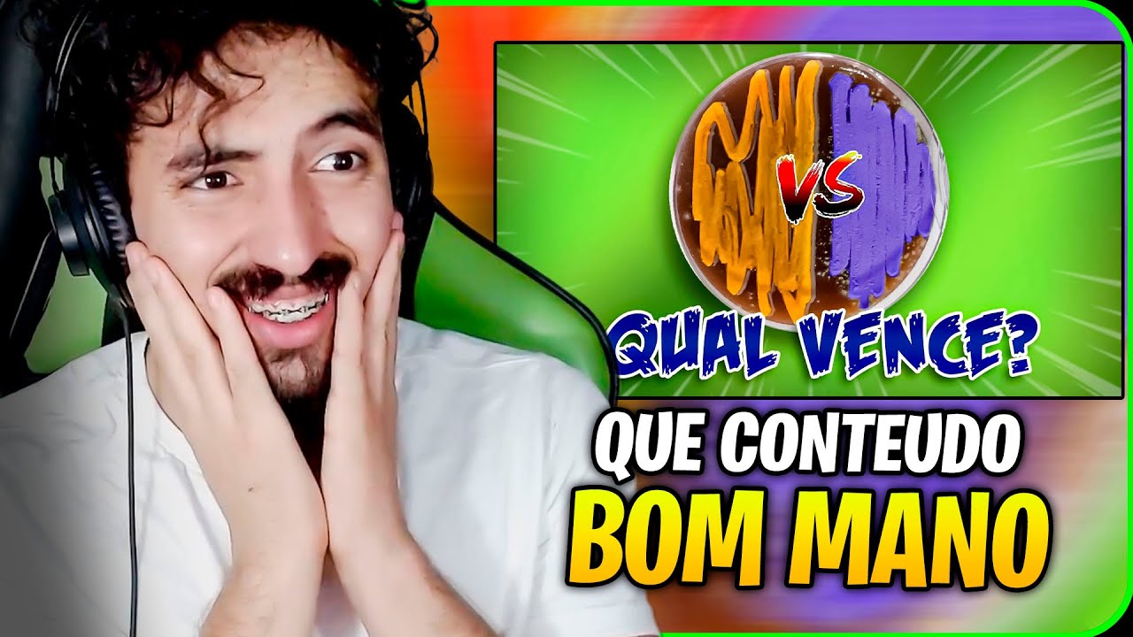 COLOQUEI DUAS BACTÉRIAS PRA BRIGAR - Andre Young | Leozin React