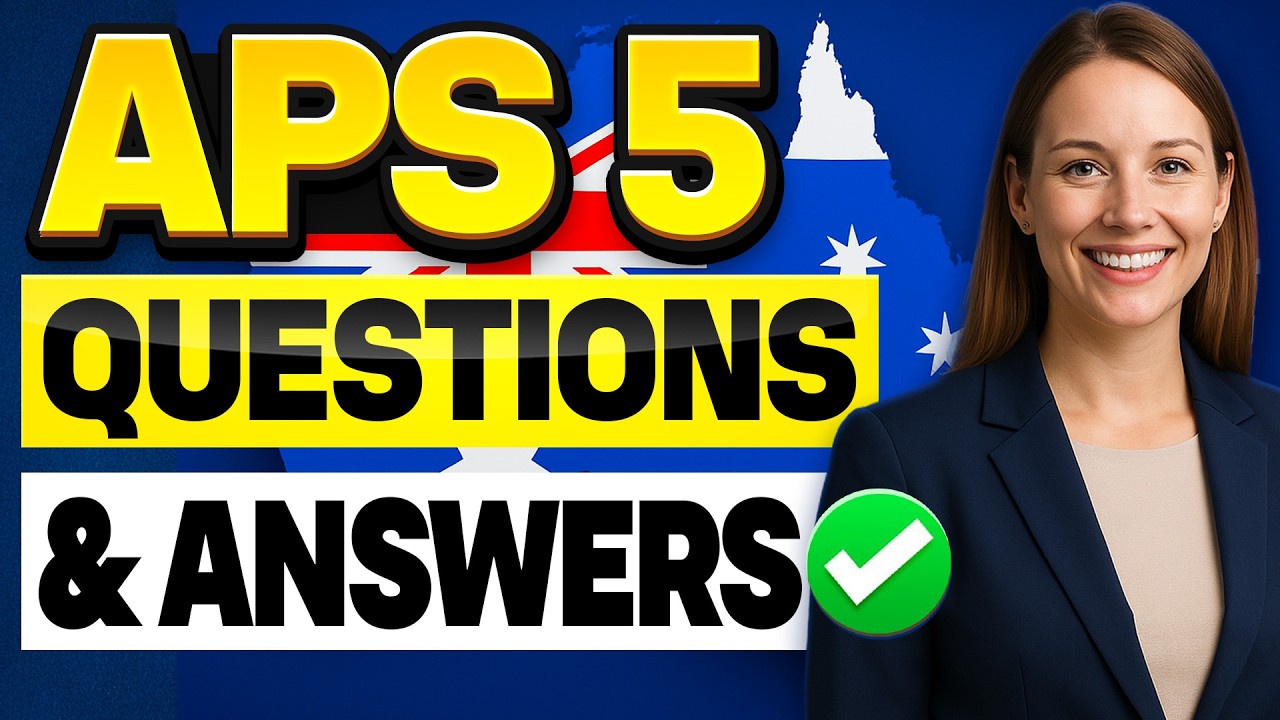 APS 5 INTERVIEW QUESTIONS & ANSWERS (How to PASS an Australian Public Service Level 5 Job Interview)