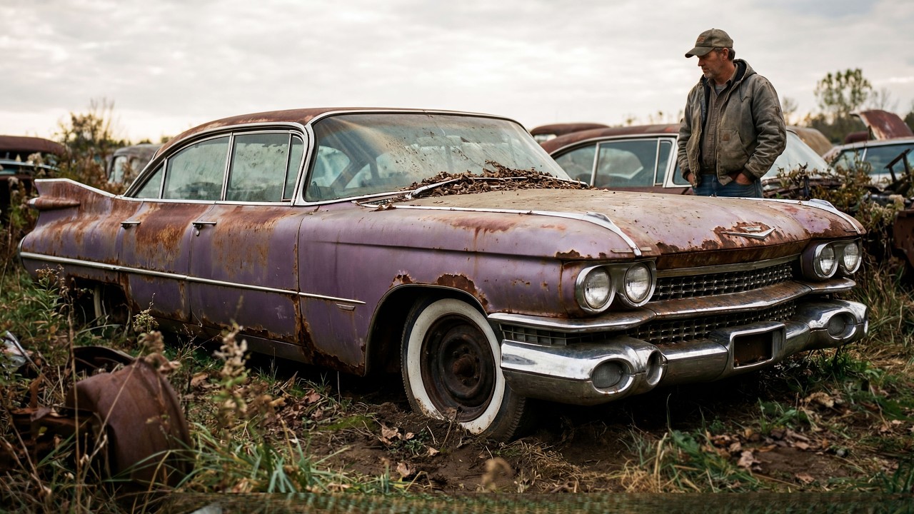 Full Restoration 1959 Cadillac DeVille from Abandoned State to Looking New | ASMR Car Restoration