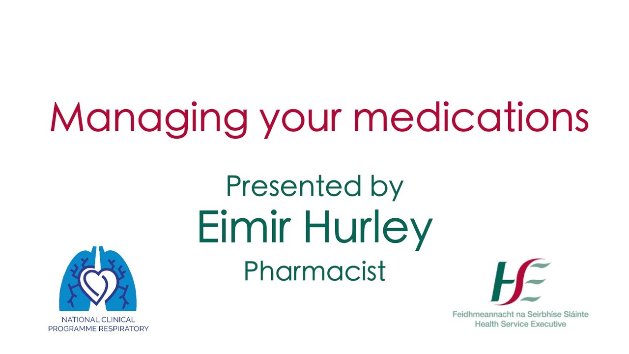 Managing your medications