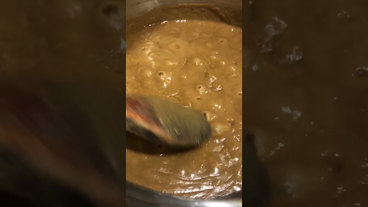 ASMR Satisfying sounds of boiling 🥵 moujadara/Lentil purée-LIKE & SUBSCRIBE