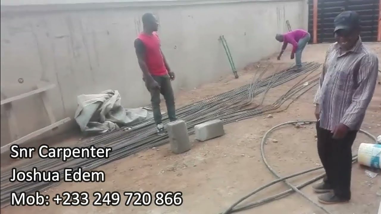 Building in Ghana | Ep-104| Mr. Bright Project | Decking my 2-Shops & my Spiral Staircase