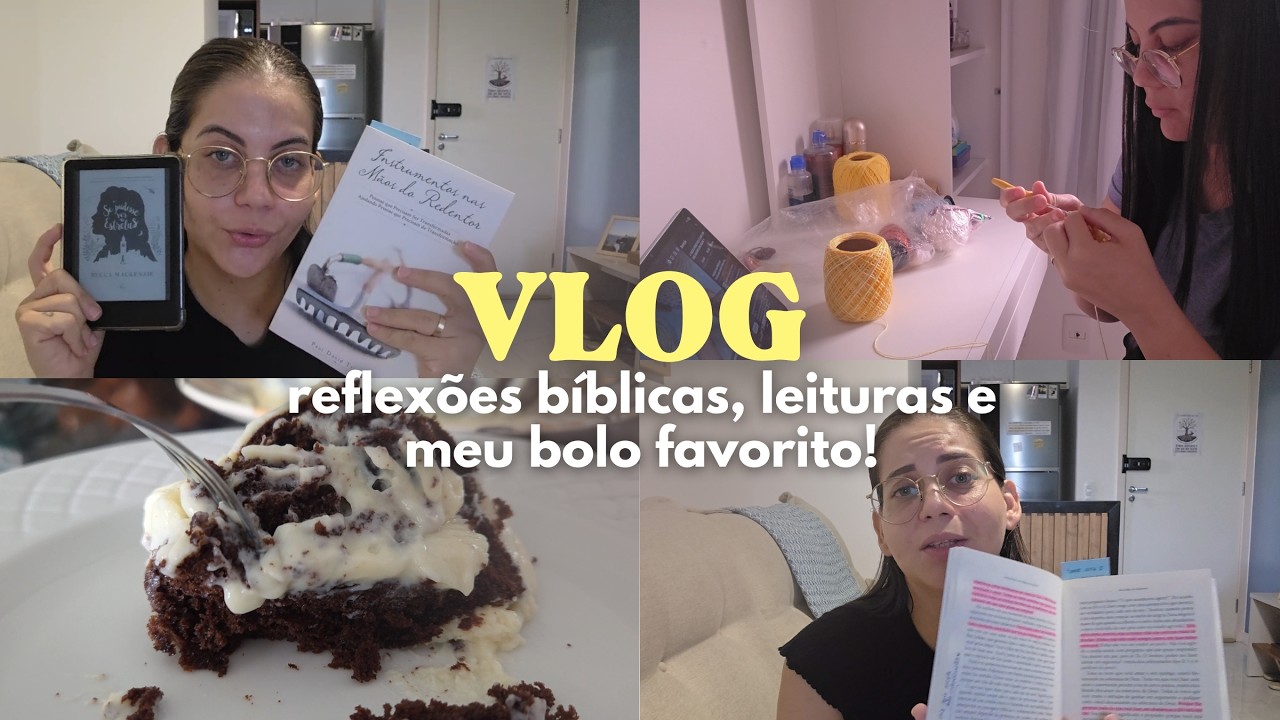 VLOG | Dias sob graça: Desabafos neurodivergente, estudo bíblico e meu bolo favorito