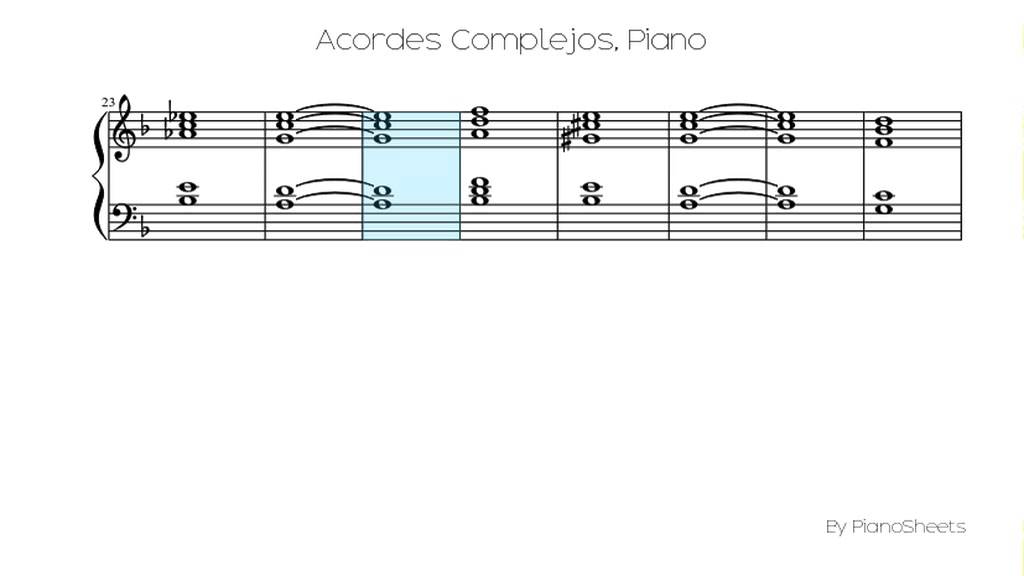 Acordes Complejos [Piano Solo]