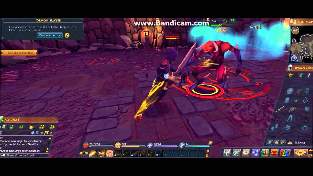 RuneScape World-41: Defeat of Delrith