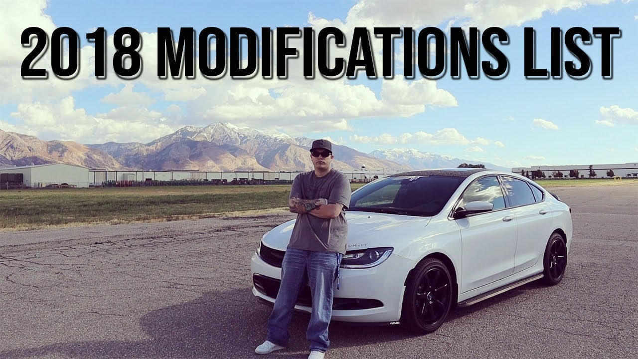 Custom 2015 Chrysler 200 Modifications List **2018** Edition