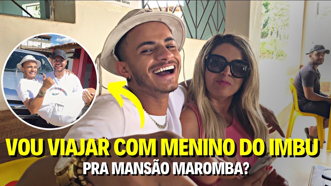 MENINO DO IMBU VAI ME LEVAR PRA MANSÃO MAROMBA, E ELE ESTÁ NAMORANDO?🤫