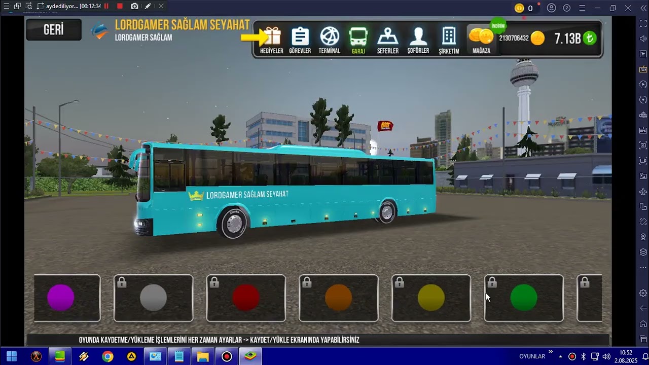 Otobüs Simulator Ultimate #1 Başlangıç - Firma Kurduk + Otobüsleri Satın Aldık + Şekiller Verdik