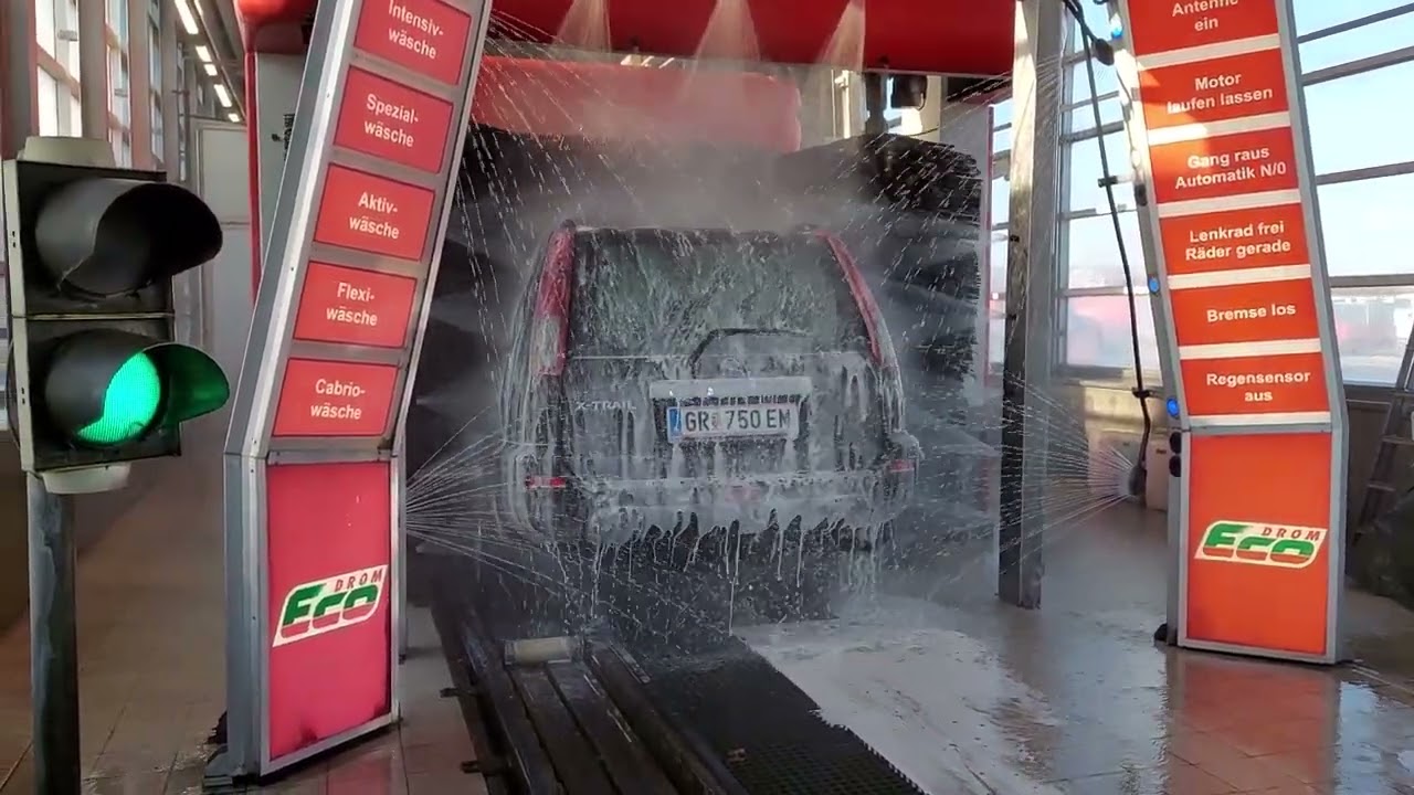 Christ Waschstrasse Eco drom Tankstelle