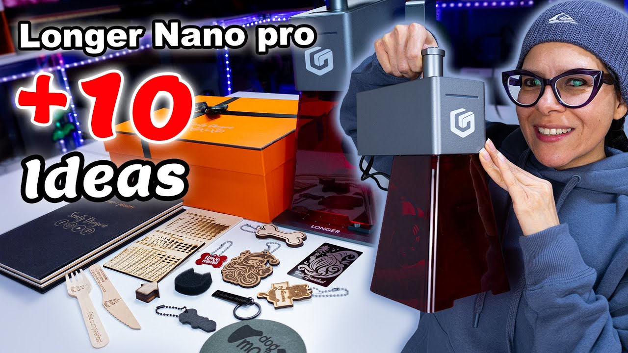 Longer nano pro Galvo 12W  Rápida, precisa y sorprendentemente fácil de usar