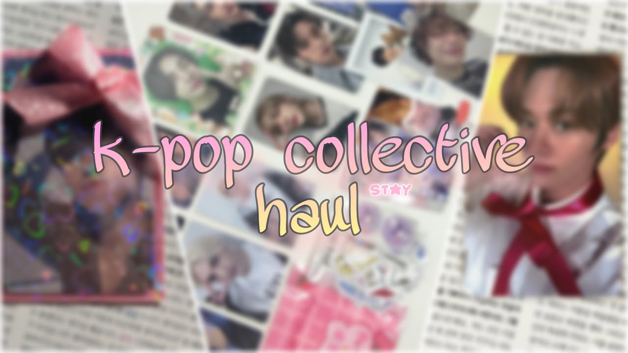 ༄˖°.kpop collective haul༄˖°. || распаковка карт стрэй кидс и подарка от подписчицы!🥺
