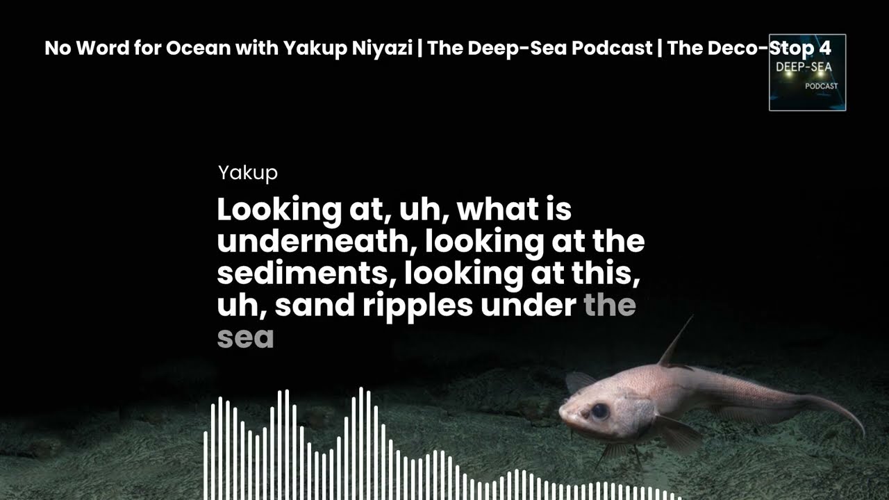 No Word for Ocean with Yakup Niyazi | The Deep-Sea Podcast | The Deco-Stop 4