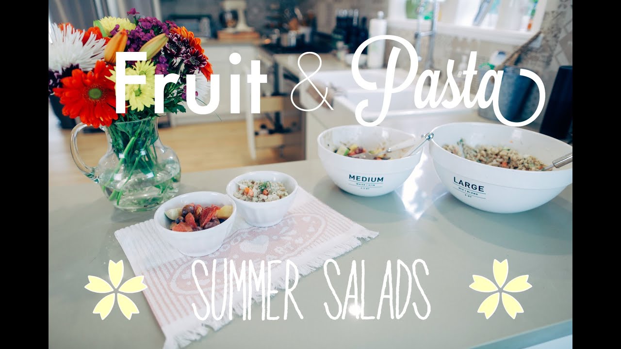 Quick & Easy Vegan Recipes with Daniella Monet // Fruit & Pasta Summer Salads