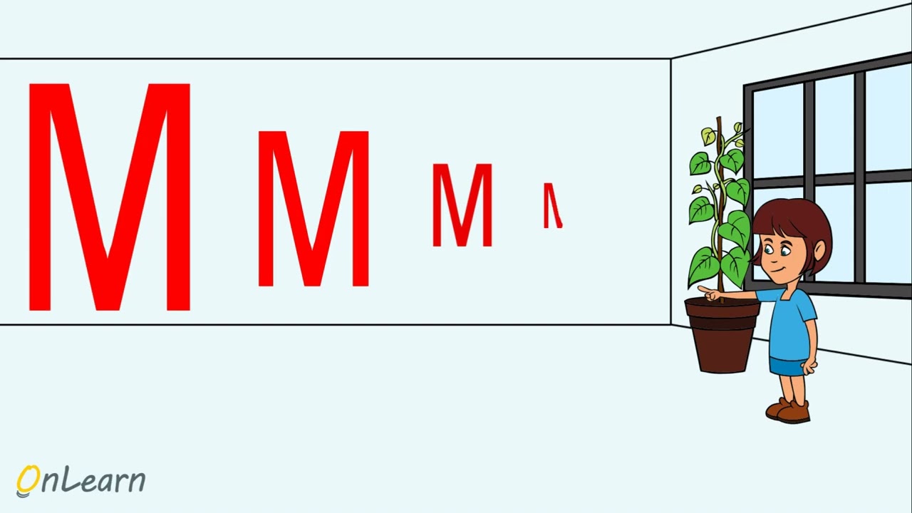 Das M schreiben - Buchstabe M