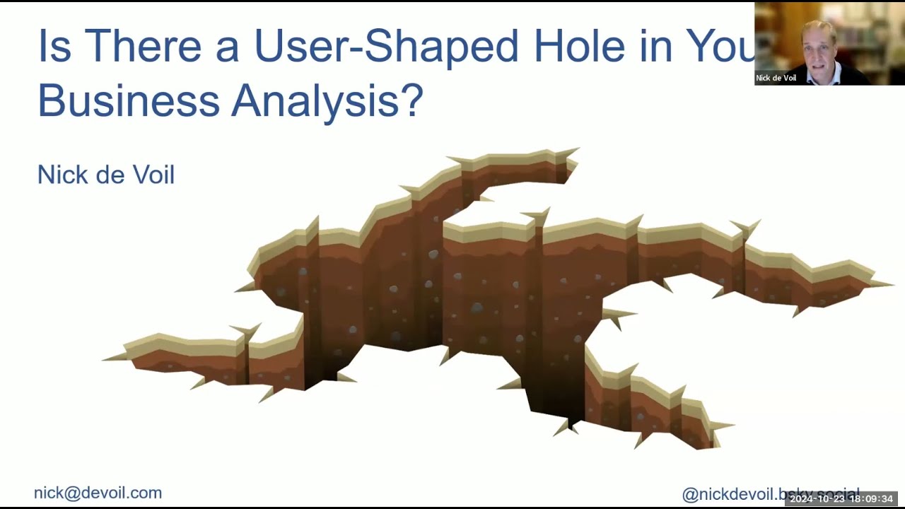 Is There a User-Shaped Hole in Your Business Analysis?