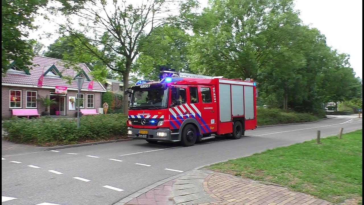 Brandweer Schoorl & Groet met Spoed naar Brand Bijeenkomst - Hotel Restaurant Merlet Schoorl