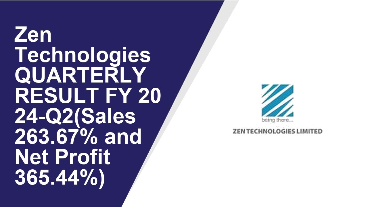 Zen Technologies Consolidated Quarterly Result | Q2 Result 2024 | Zen Technologies latest news