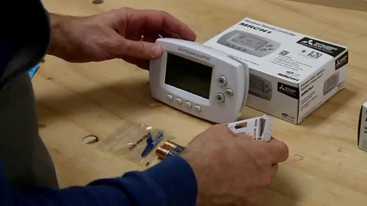 Installation of Remote Controller for a Mitsubishi Mr. Slim mini-split