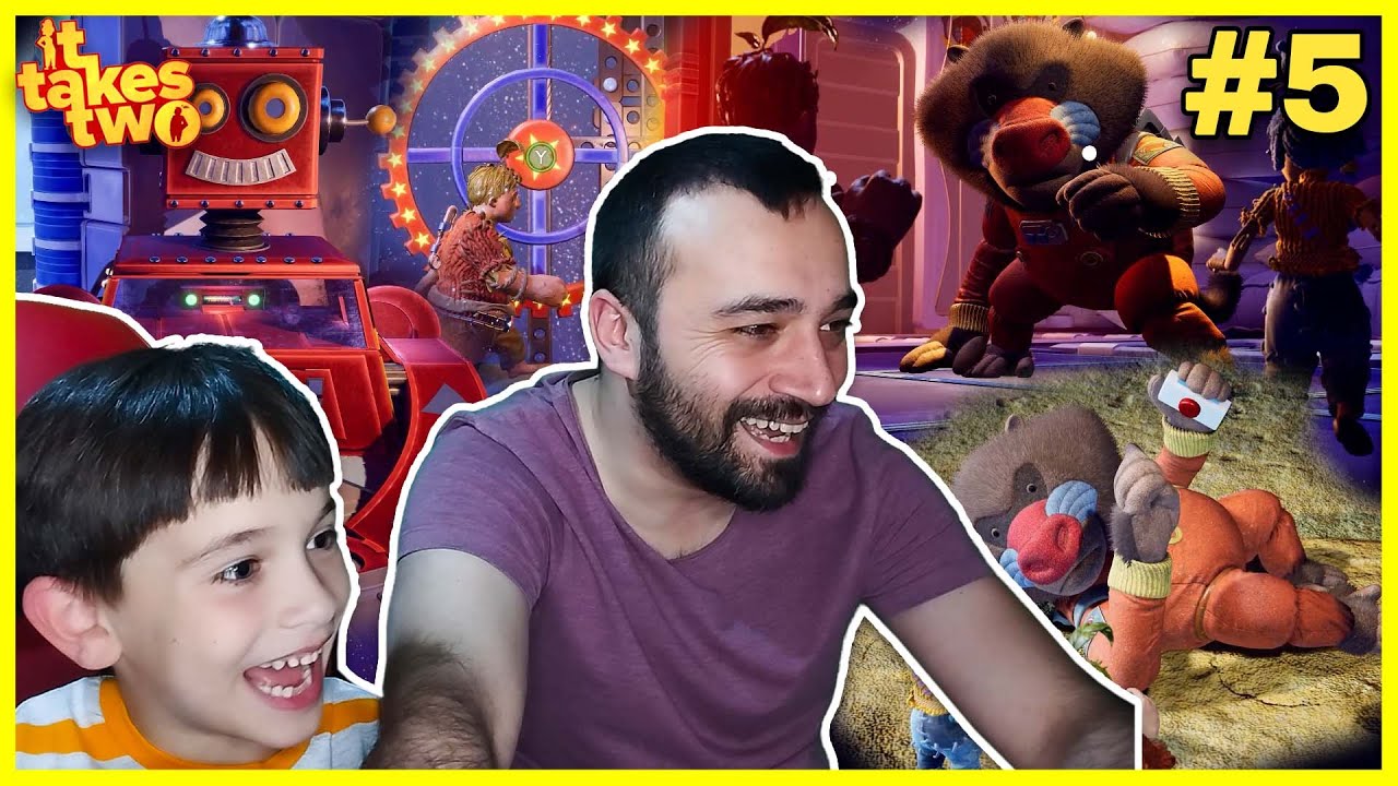 GALAKSİLER ARASI YOLCULUK YAPTIK | UZAYDA MAYMUN BOSS İLE SAVAŞTIK! MUHAMMED ALP İLE IT TAKES TWO #5