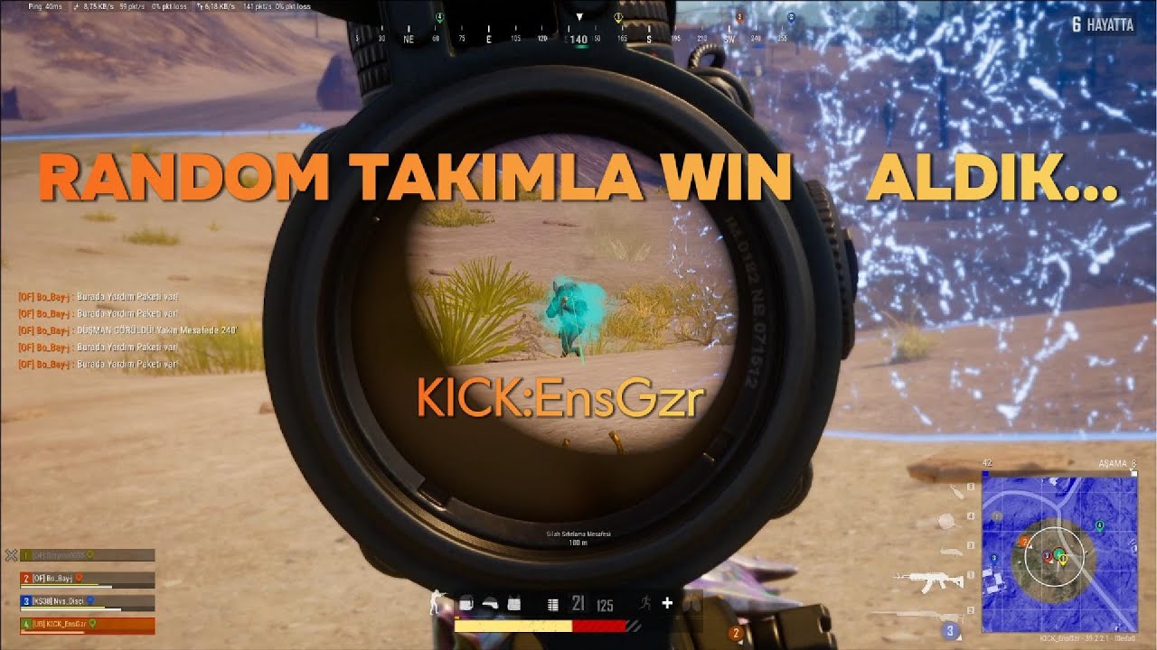 RANDOM TAKIMLA WIN ALDIK... #pubg #squad #ranked