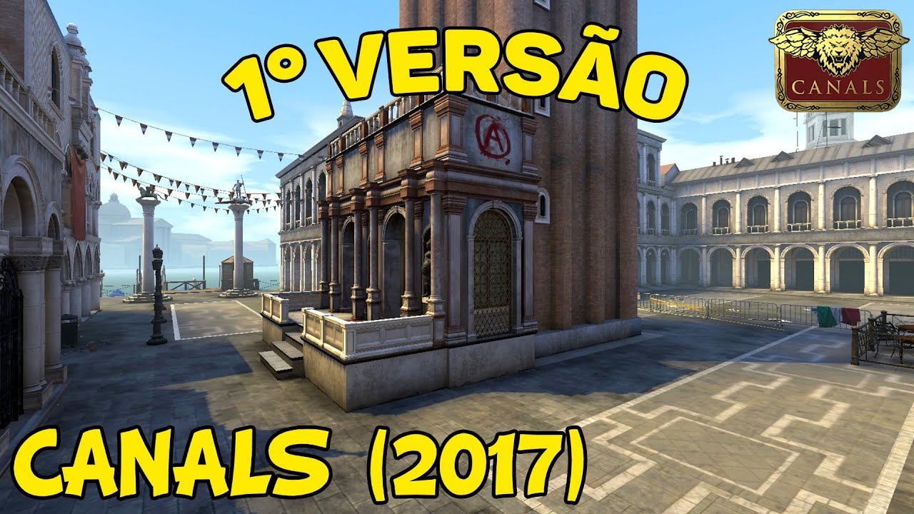 COMO ERA A 1&ordf; VERS&Atilde;O DA CANALS DO CS:GO! (3 ANOS ATR&Aacute;S)