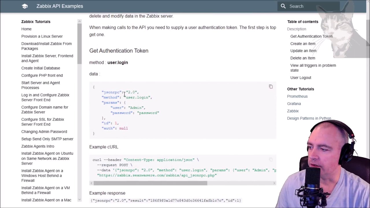 Zabbix : API Introduction and Examples