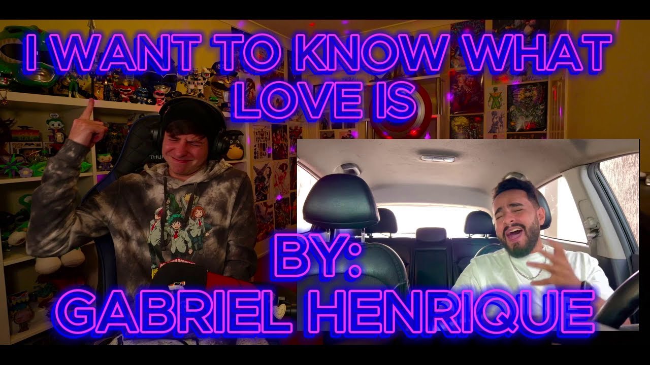 NO ONE SHOULD SOUND THIS GOOD!!!!!! Blind reaction to Gabriel Henrique - I Want to Know What Love Is