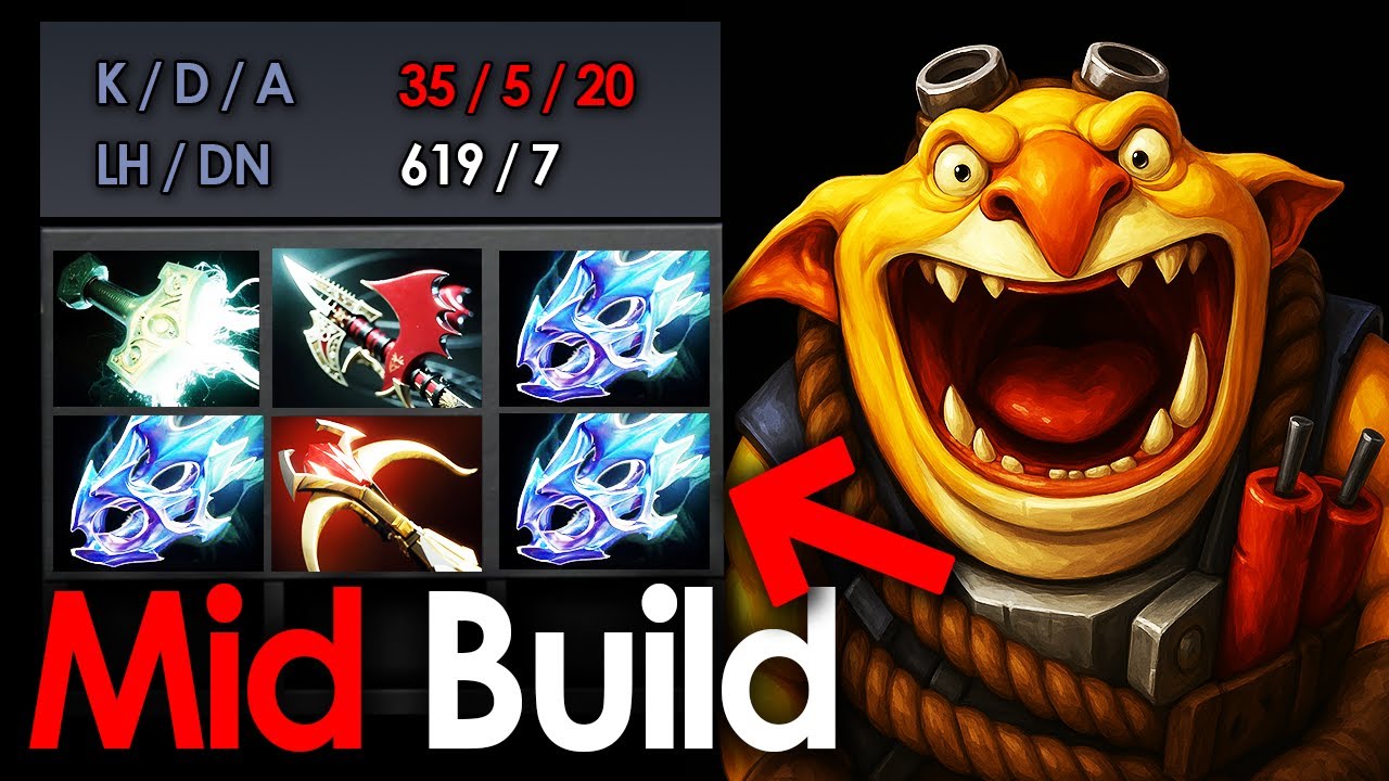 INSANE Techies MID Carry &mdash; 35 KILLS, IMBA Mjollnir + Hurricane Pike! (7.39e &middot; Immortal)