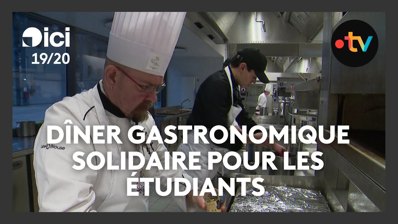 Dîner gastronomique solidaire pour les étudiants en santé au lycée hôtelier international de Lille