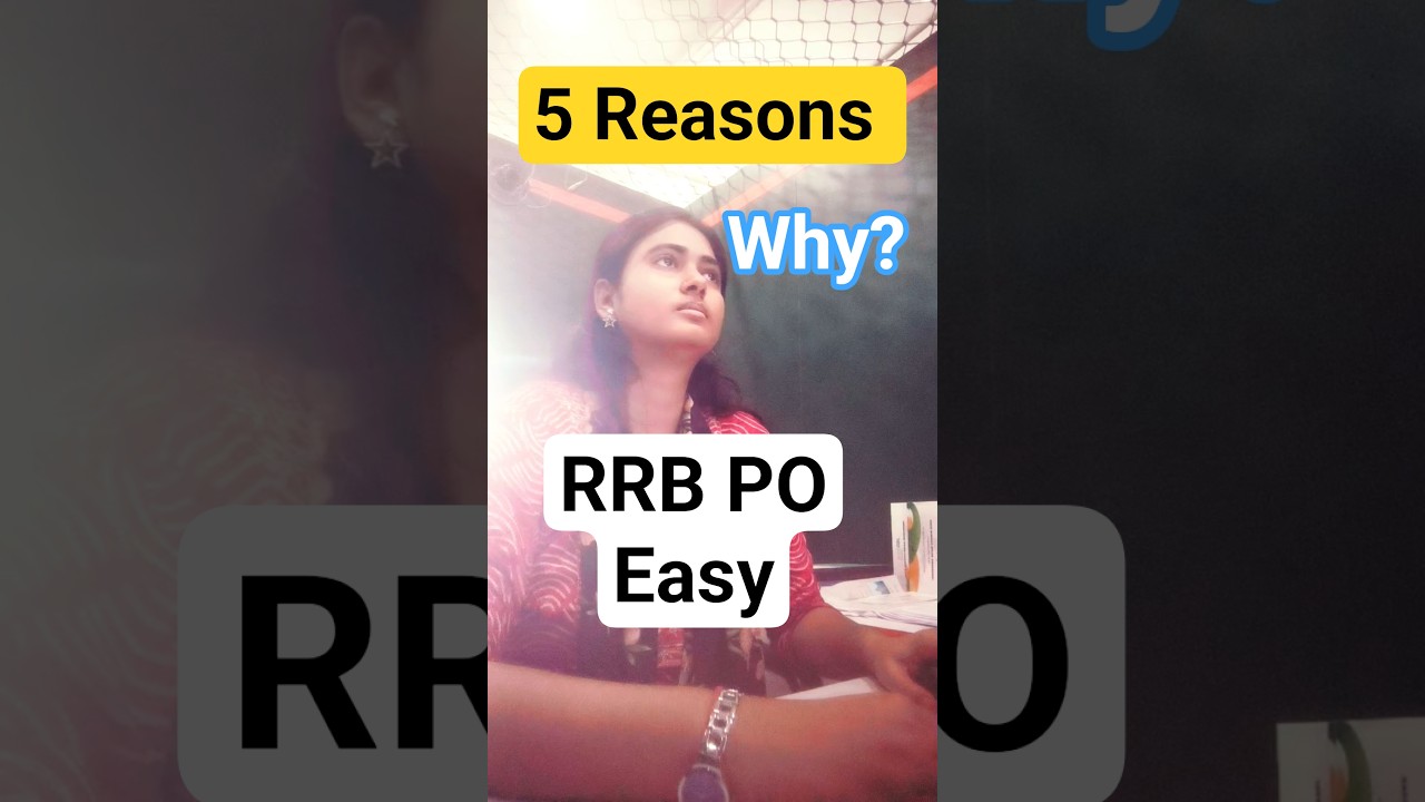 Why RRB Po Is Easier to crack than Ibps po & SBI po ?#shorts #rrbpo #rrb clerk #banking # bank exam