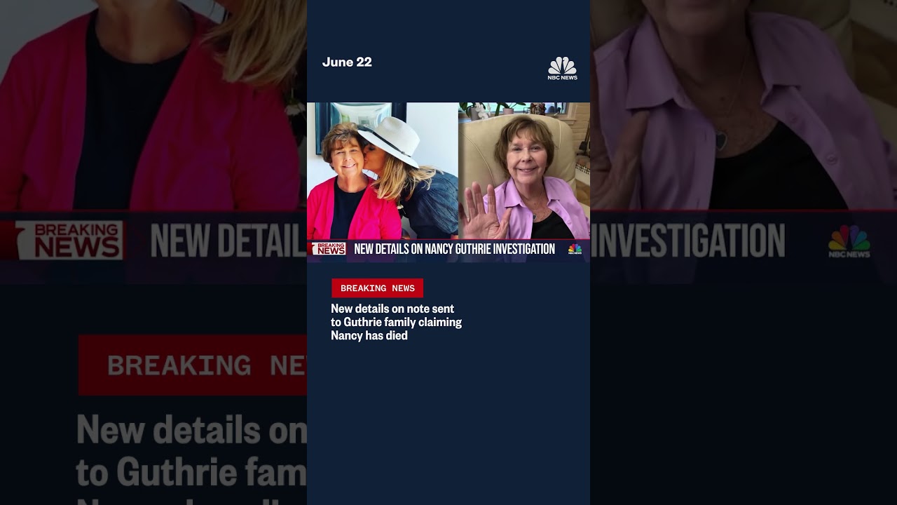 New details on note sent to Guthrie family claiming Nancy has died