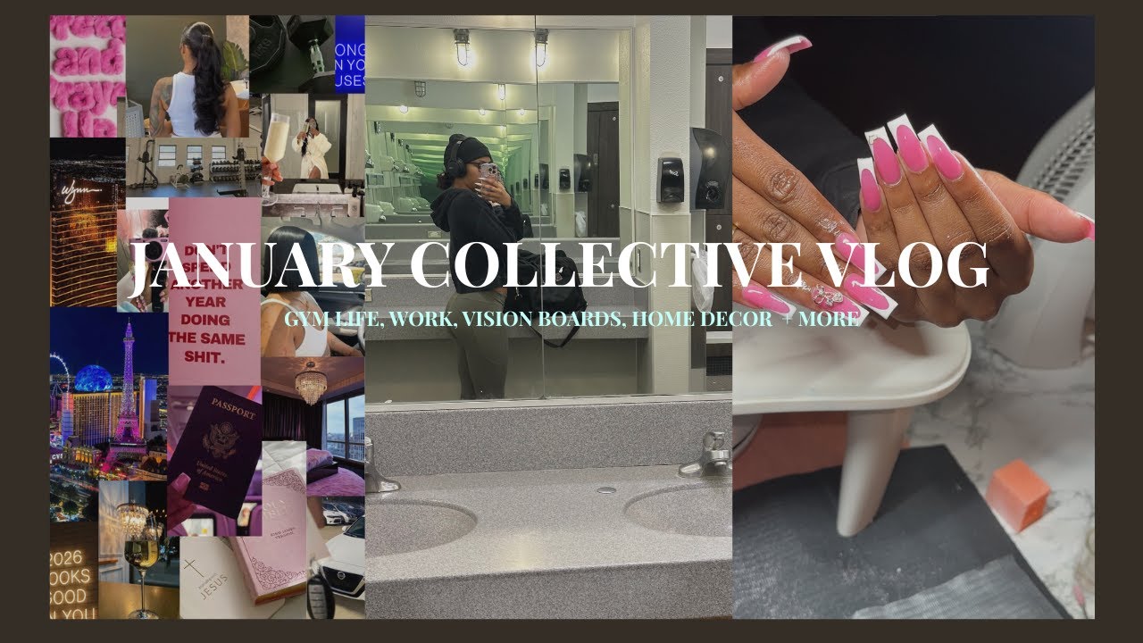 January Collective Vlog | home decor shopping, gym life, chit chats + more