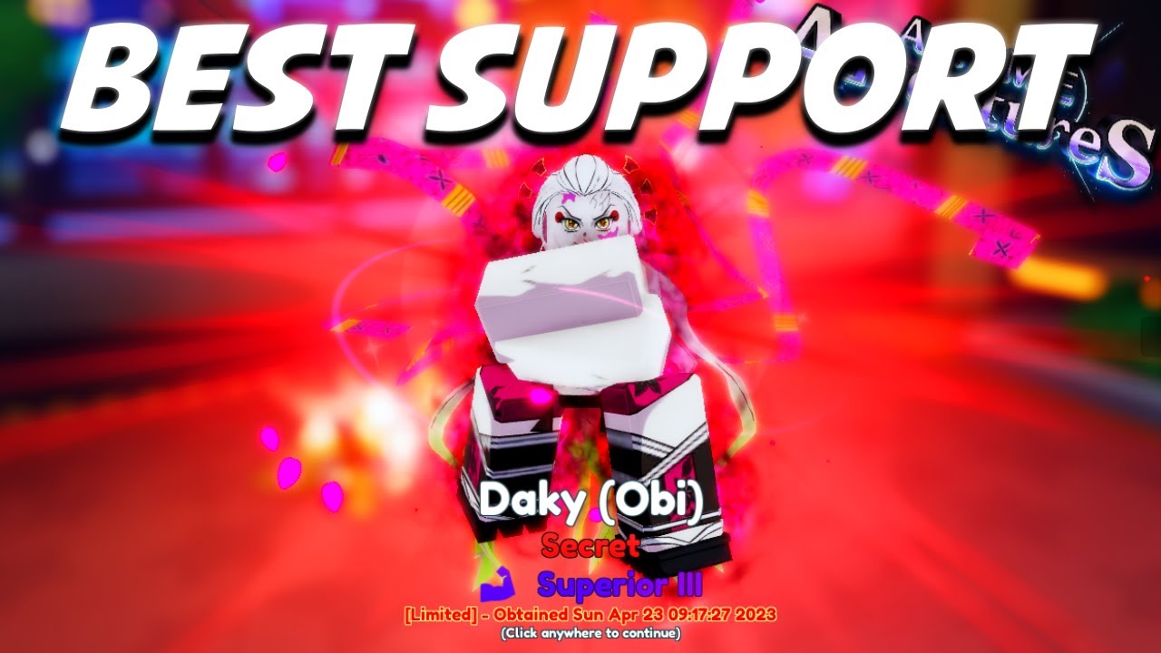 Showcasing New Evolved Daky Obi Is INSANELY Strong Support Unit In Anime Adventures Update 12.5!