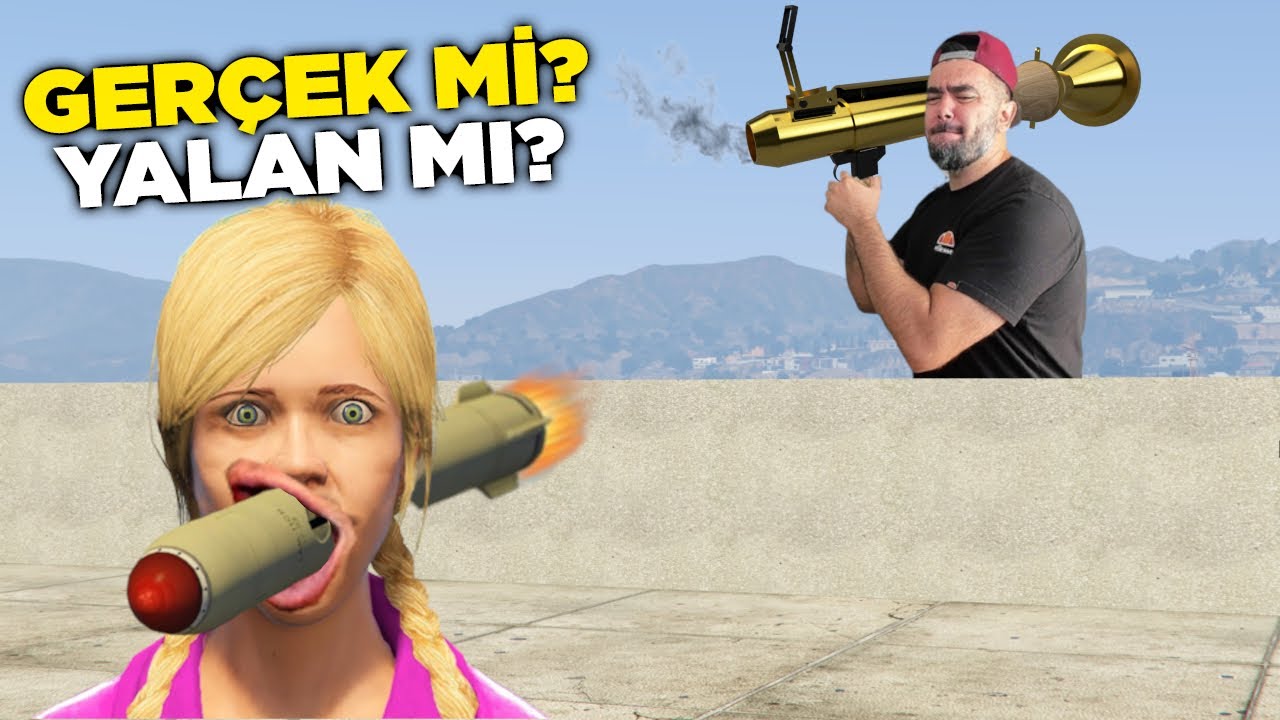 KADINLARIN KAFASINA SAKIN ROKET ATMAYIN - GTA 5 MODS