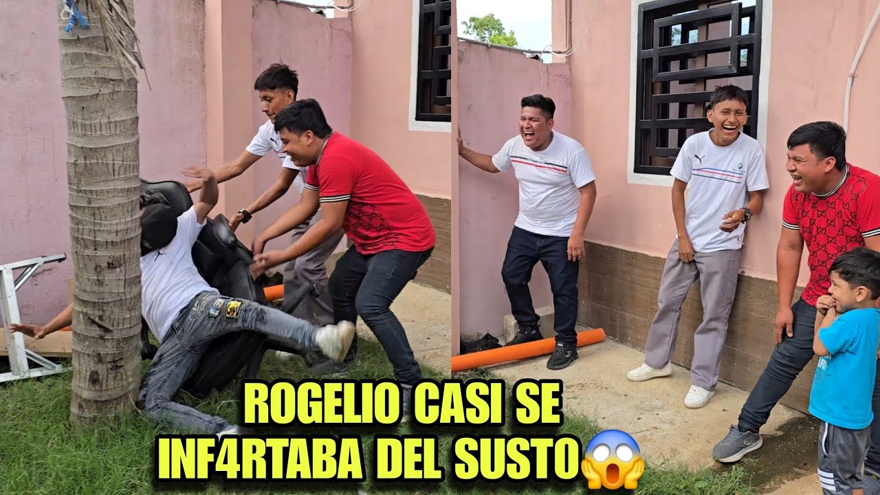 Rogelio Sintio La Mu3rte Al Caer En La Broma De Kevin Y Urvin, Mira Que Despertada Le Dierón😱