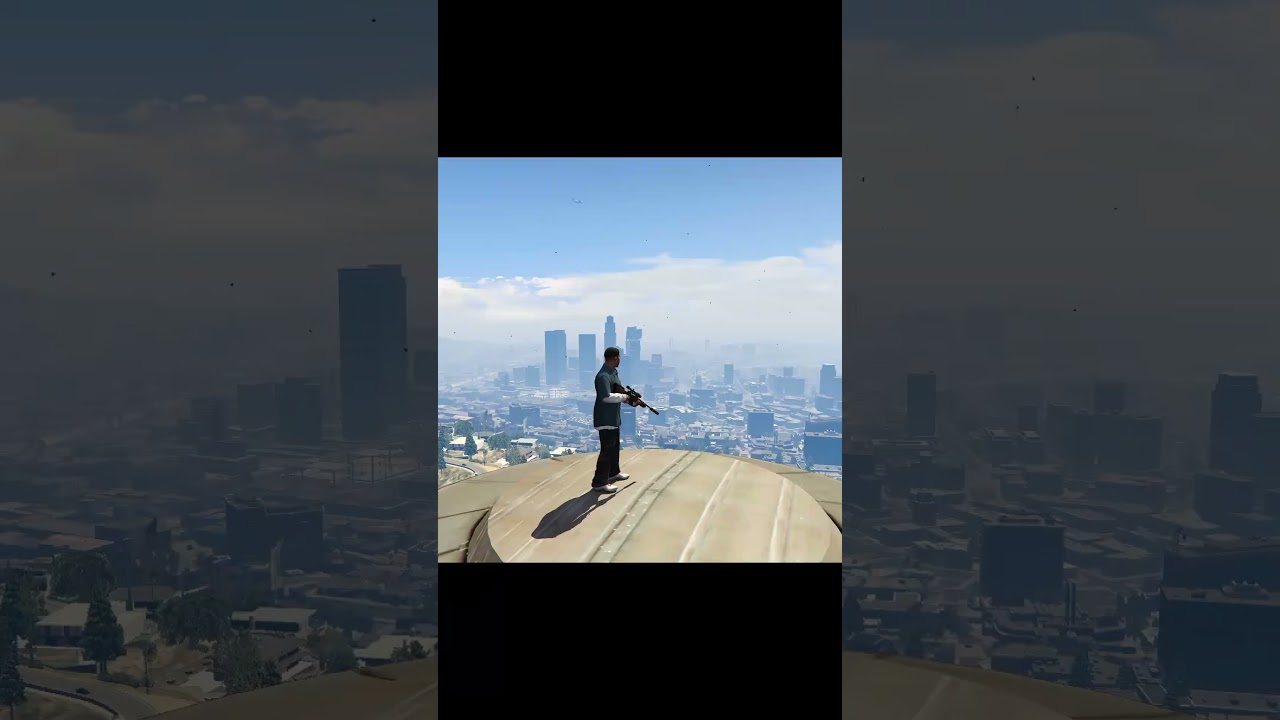 Testing GTA 5&rsquo;s Longest Sniper Range! 😱 #shinchangta5 #gta5mods #newdaygamer