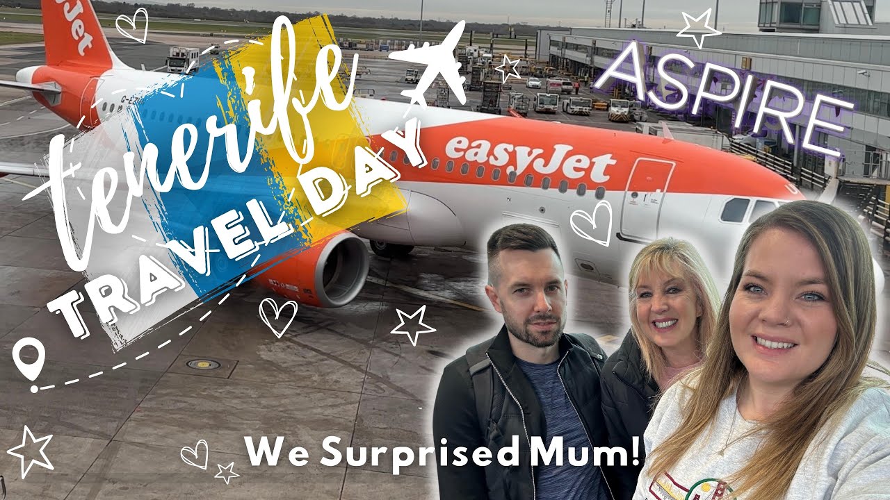 ДЕНЬ ПУТЕШЕСТВИЯ НА ТЕНЕРИФЕ ✈️🇮🇨🌴 MAN to TFS | Удивительная мама, Aspire Lounge и ДОЖДЬ на Тенер...