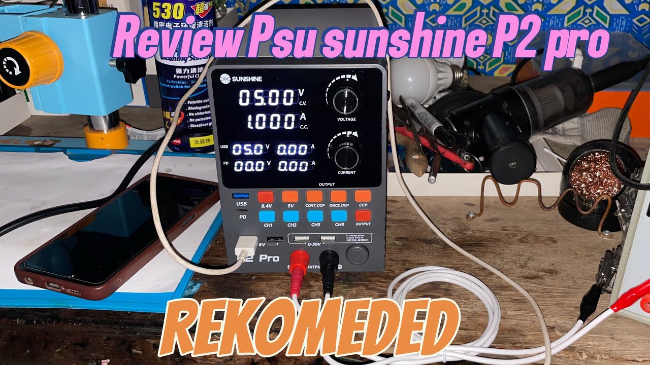 Review power suplay sunshine P2 pro ,dengan fitur lengkap
