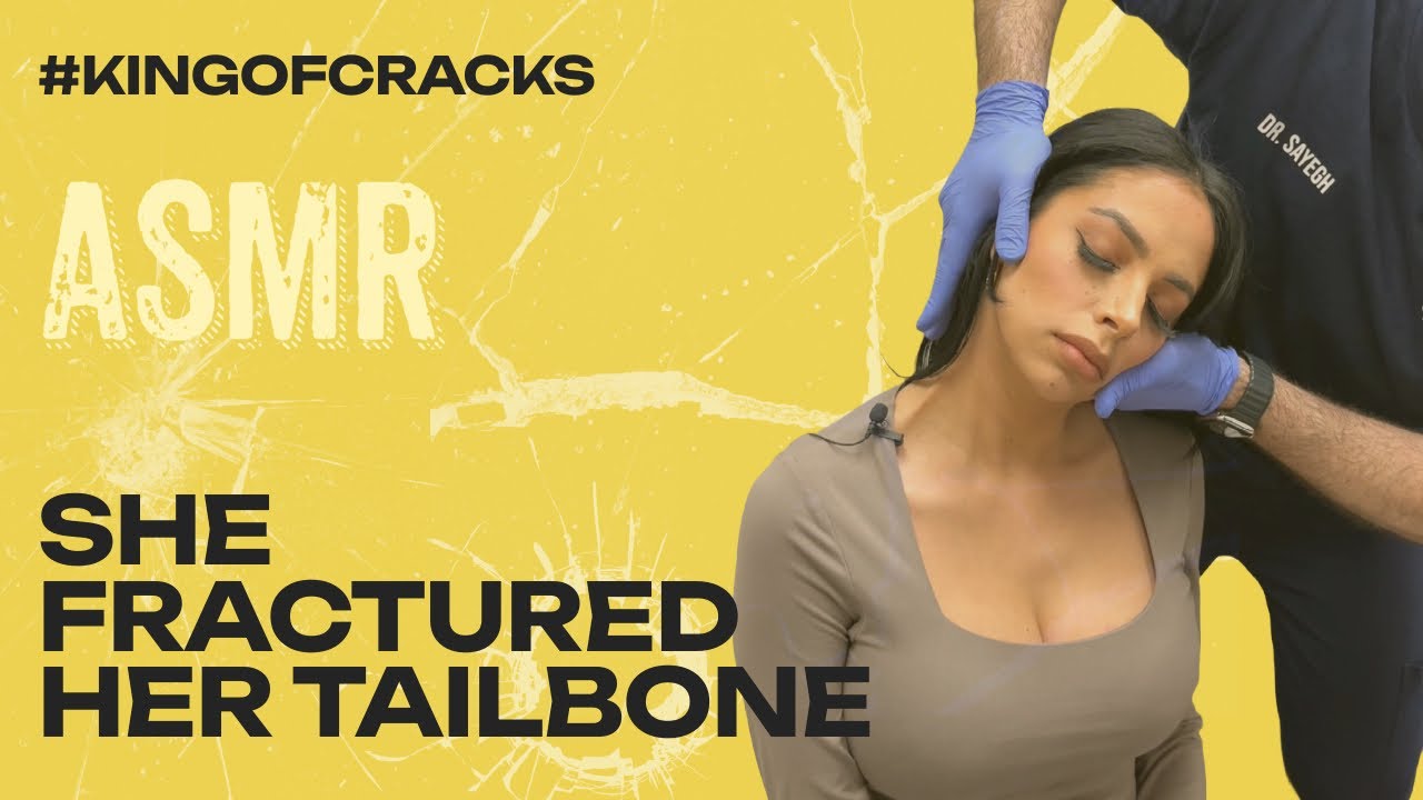 **SHE FRACTURED HER TAILBONE** 😬 and hasn’t been the same since! CHIROPRACTIC #asmr