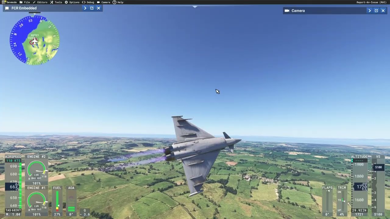 I love flying the typhoon - Microsoft Flight Simulator 2024