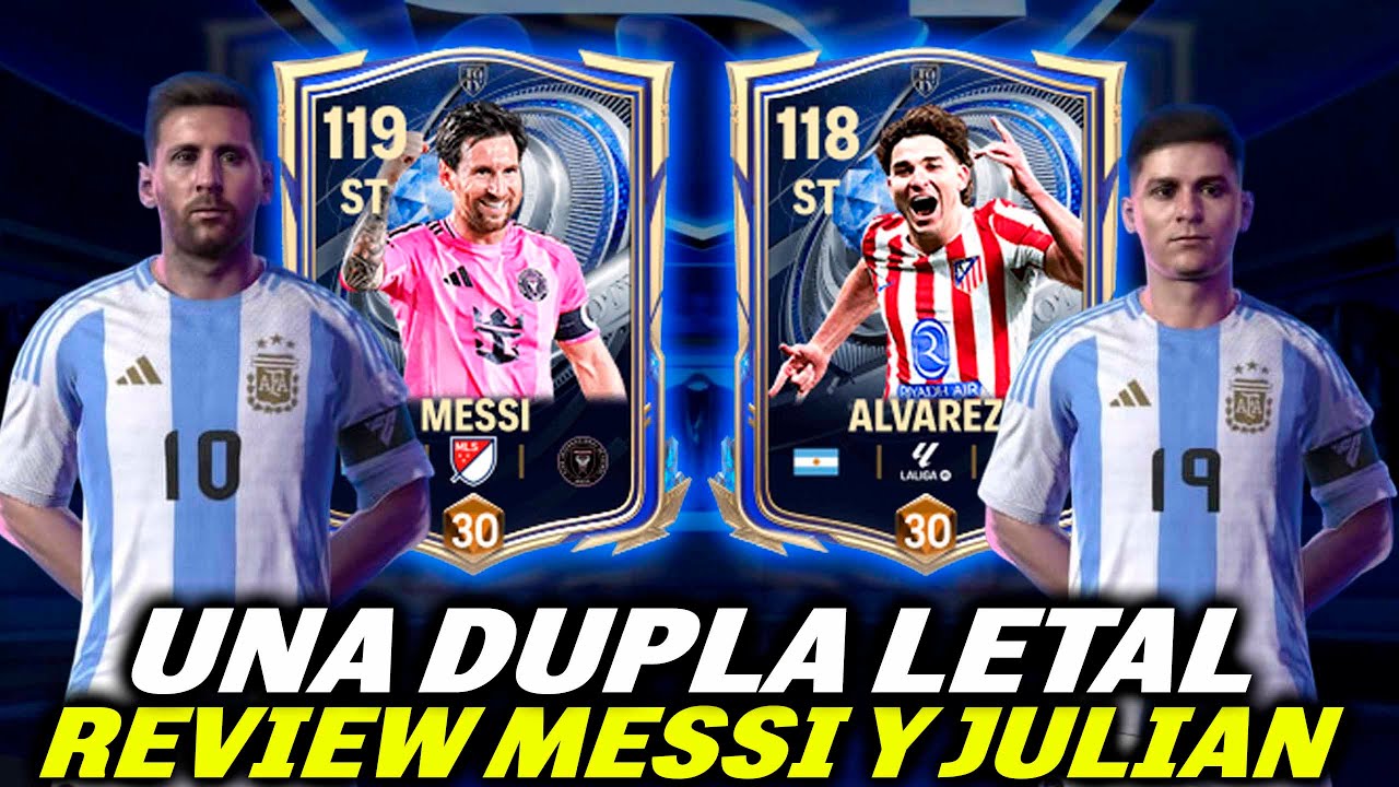DUPLA BRUTAL Y BARATA !!! MESSI y JULIAN TOTY DESTROZAN RIVALES | FC 25 MOBILE